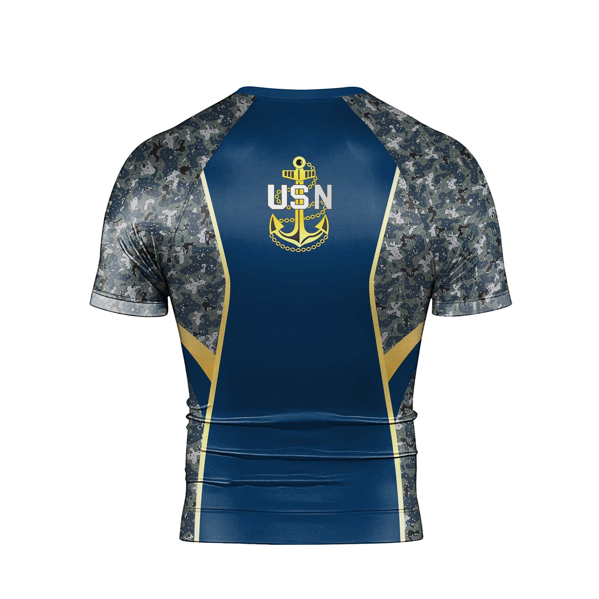 United States Navy Men's Short Sleeve Rash Guard