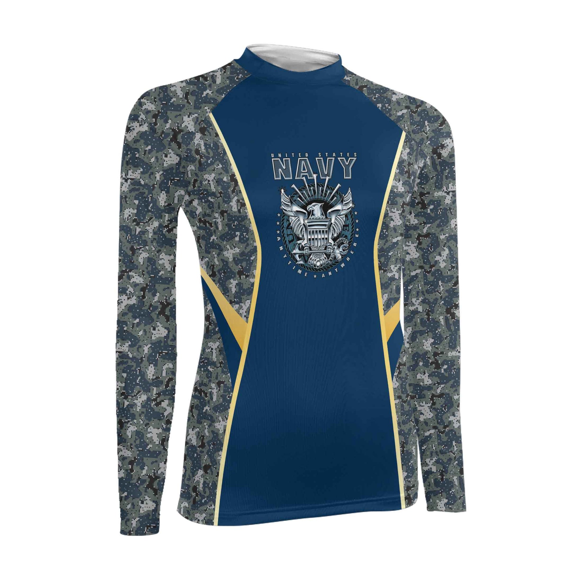 United States Navy Women's Long Sleeve Rash Guard