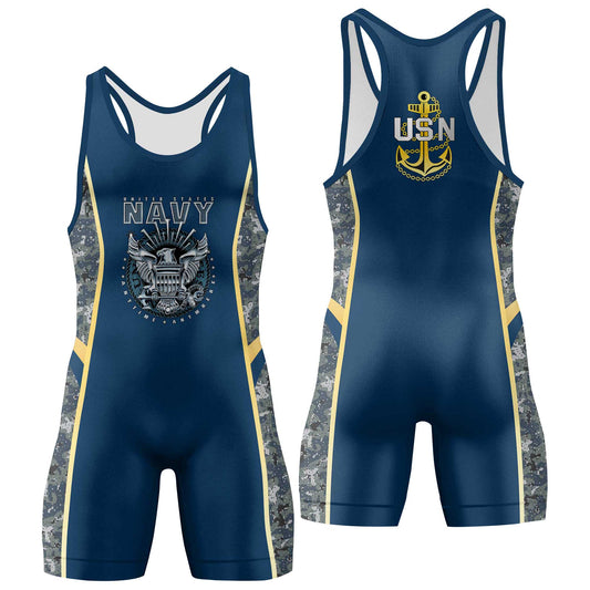 United States Navy Wrestling Singlets