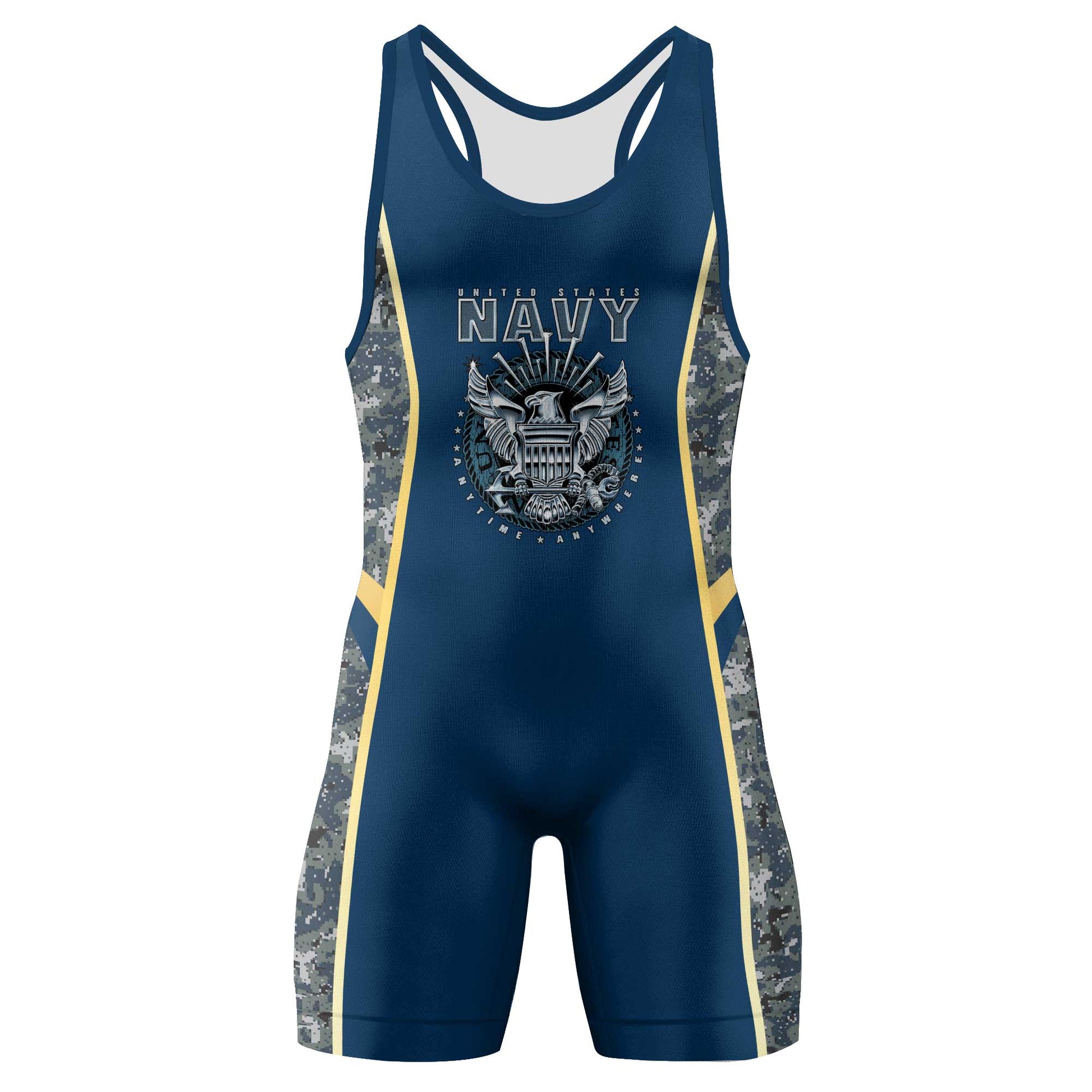 United States Navy Wrestling Singlets