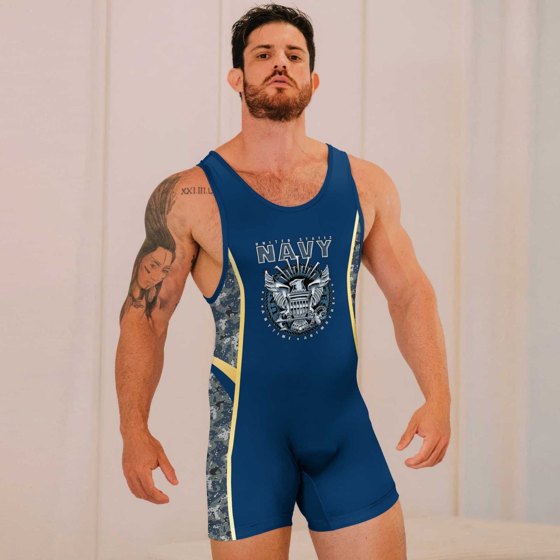 United States Navy Wrestling Singlets