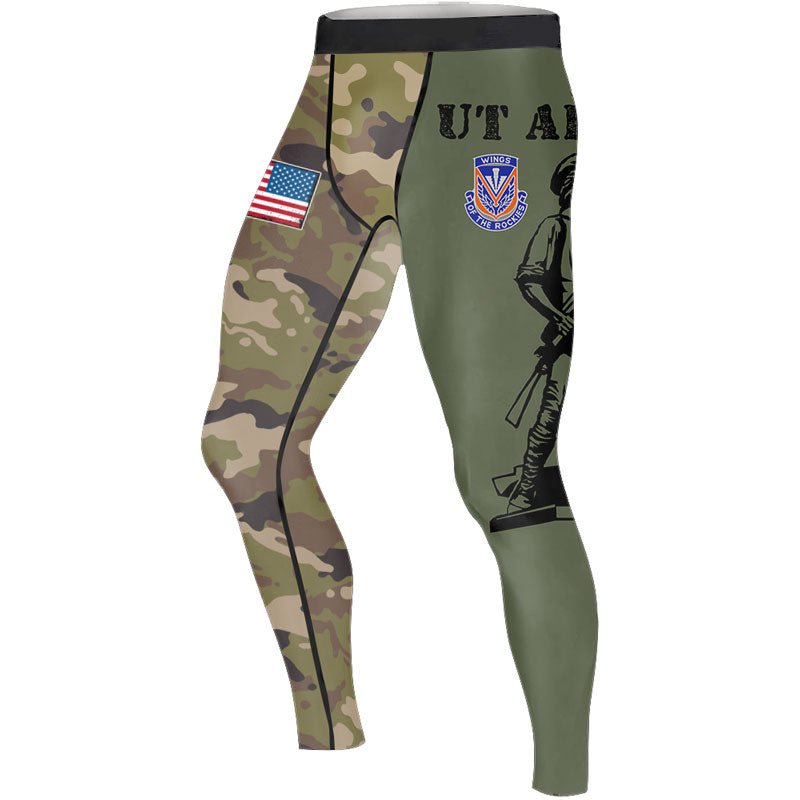 Utah ARNG Men's Compression Leggings - BattleFitGear