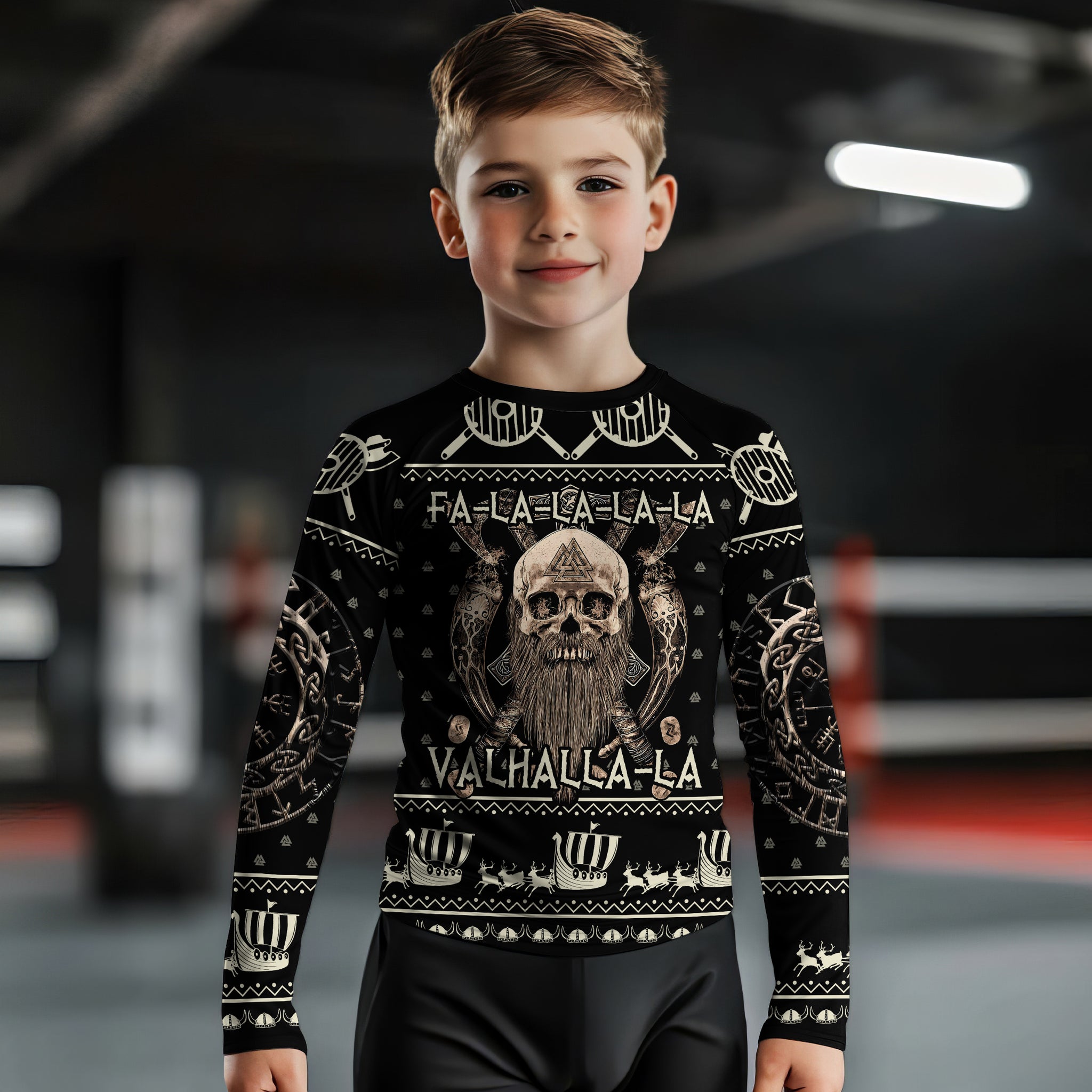 Valhalla Falalala Kids Rash Guard