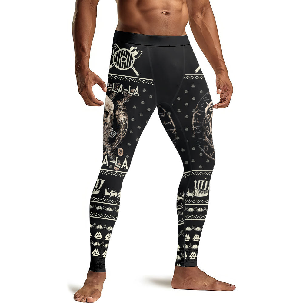 Valhalla Falalala Men's Compression Leggings