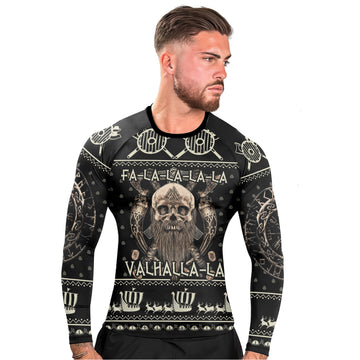 Valhalla Falalala Men's Long Sleeve Rash Guard