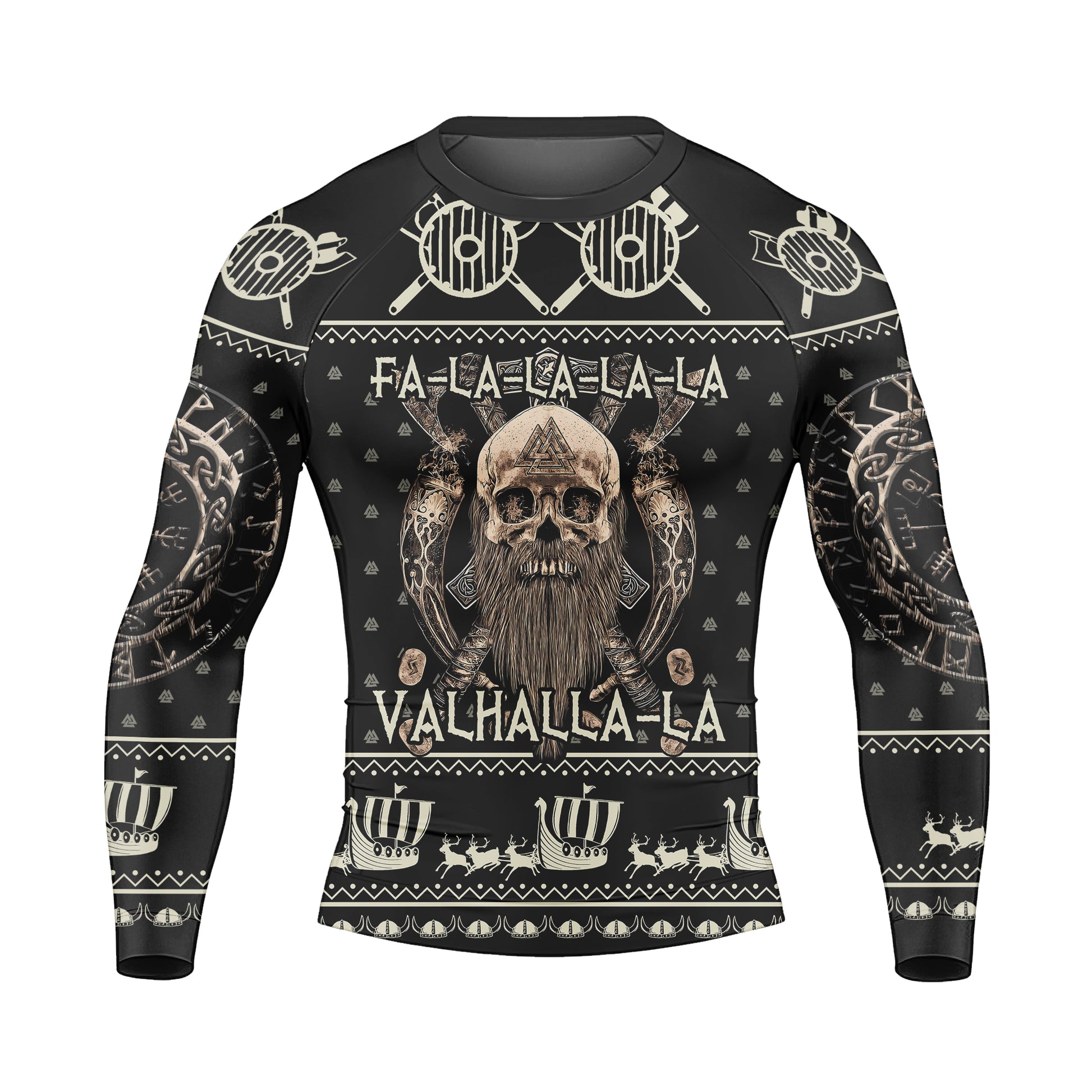 Valhalla Falalala Men's Long Sleeve Rash Guard