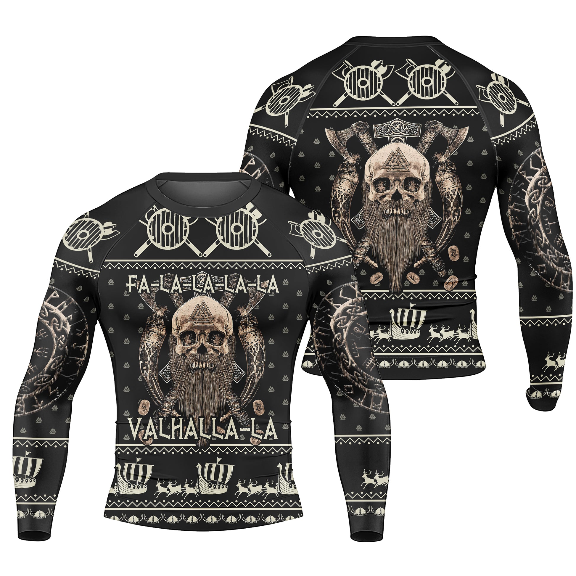 Valhalla Falalala Men's Long Sleeve Rash Guard
