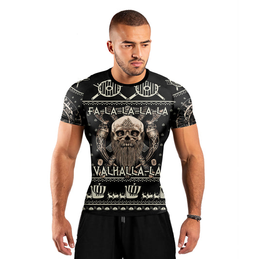 Valhalla Falalala Men's Short Sleeve Rash Guard