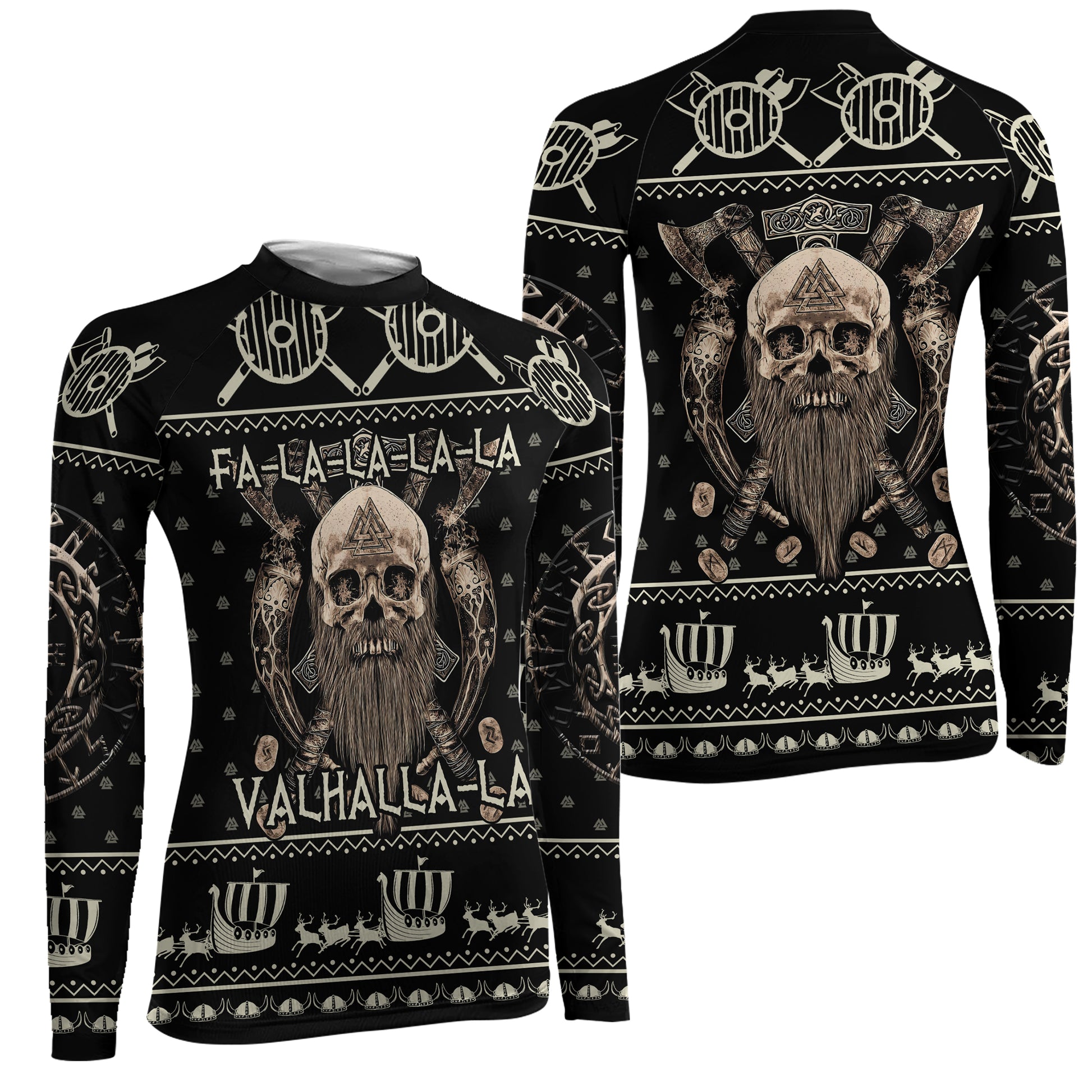 Valhalla Falalala Women's Long Sleeve Rash Guard