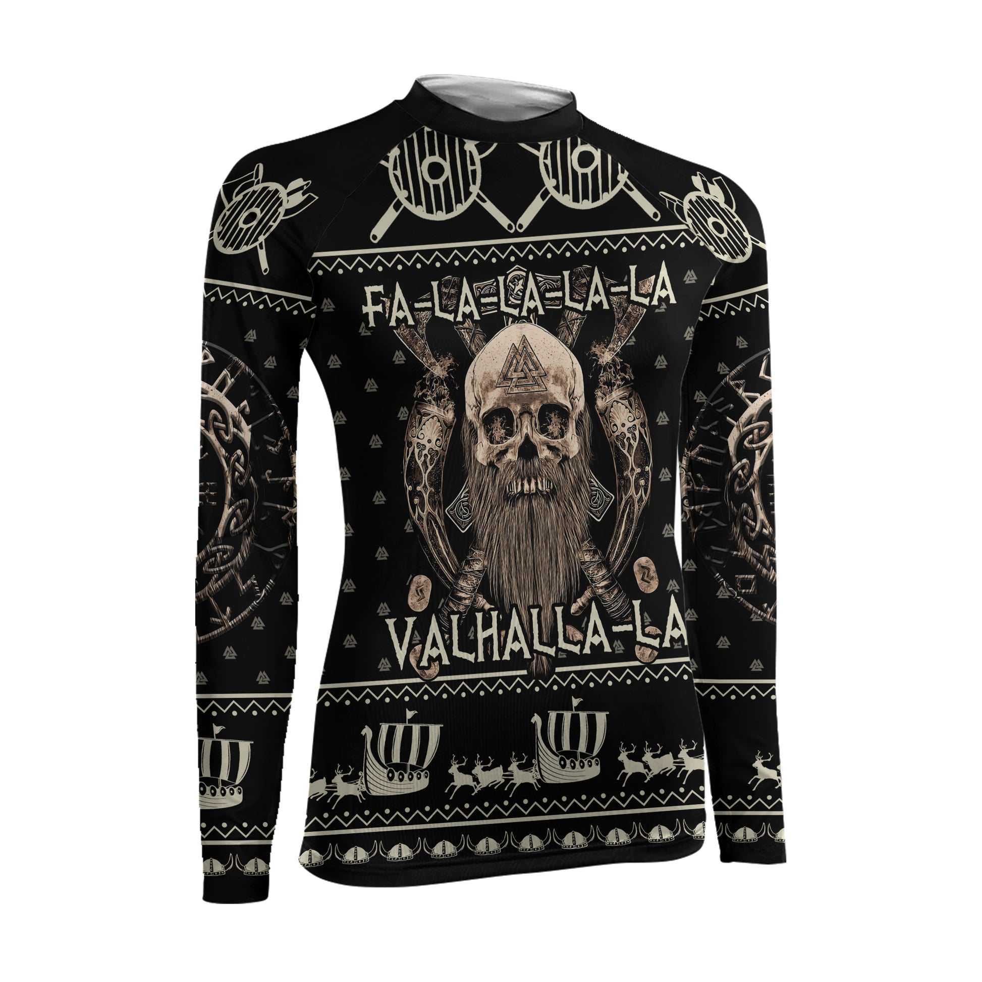 Valhalla Falalala Women's Long Sleeve Rash Guard