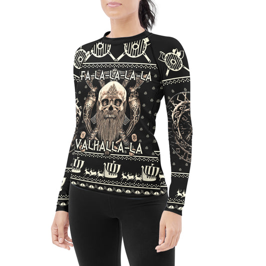 Valhalla Falalala Women's Long Sleeve Rash Guard