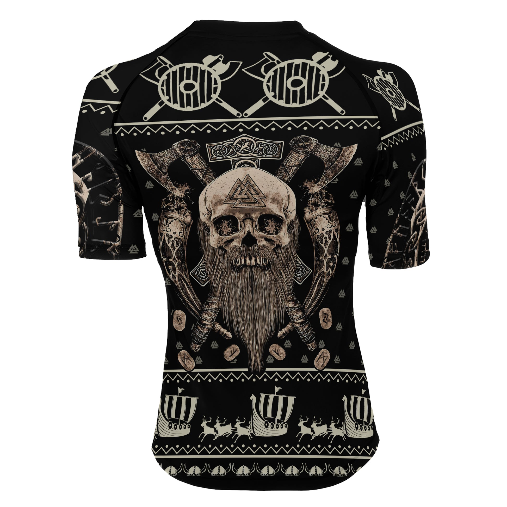Valhalla Falalala Women's Short Sleeve Rash Guard