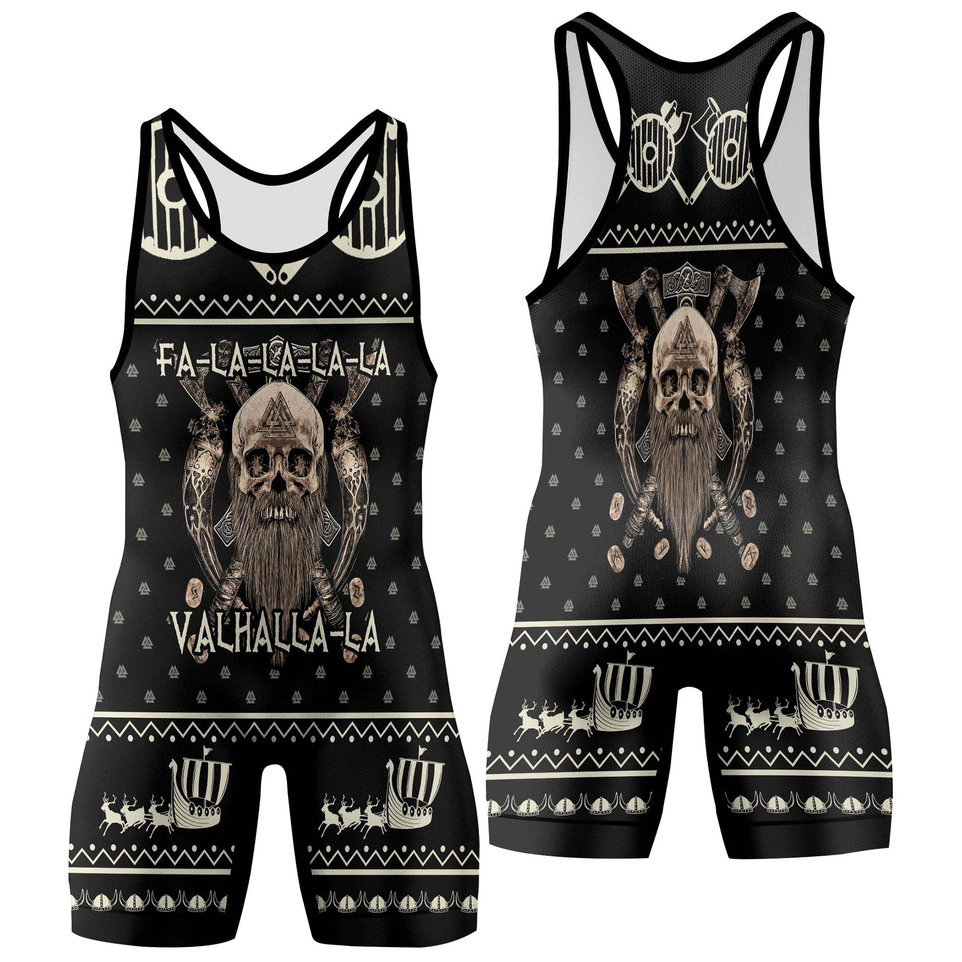 Valhalla Falalala Wrestling Singlets