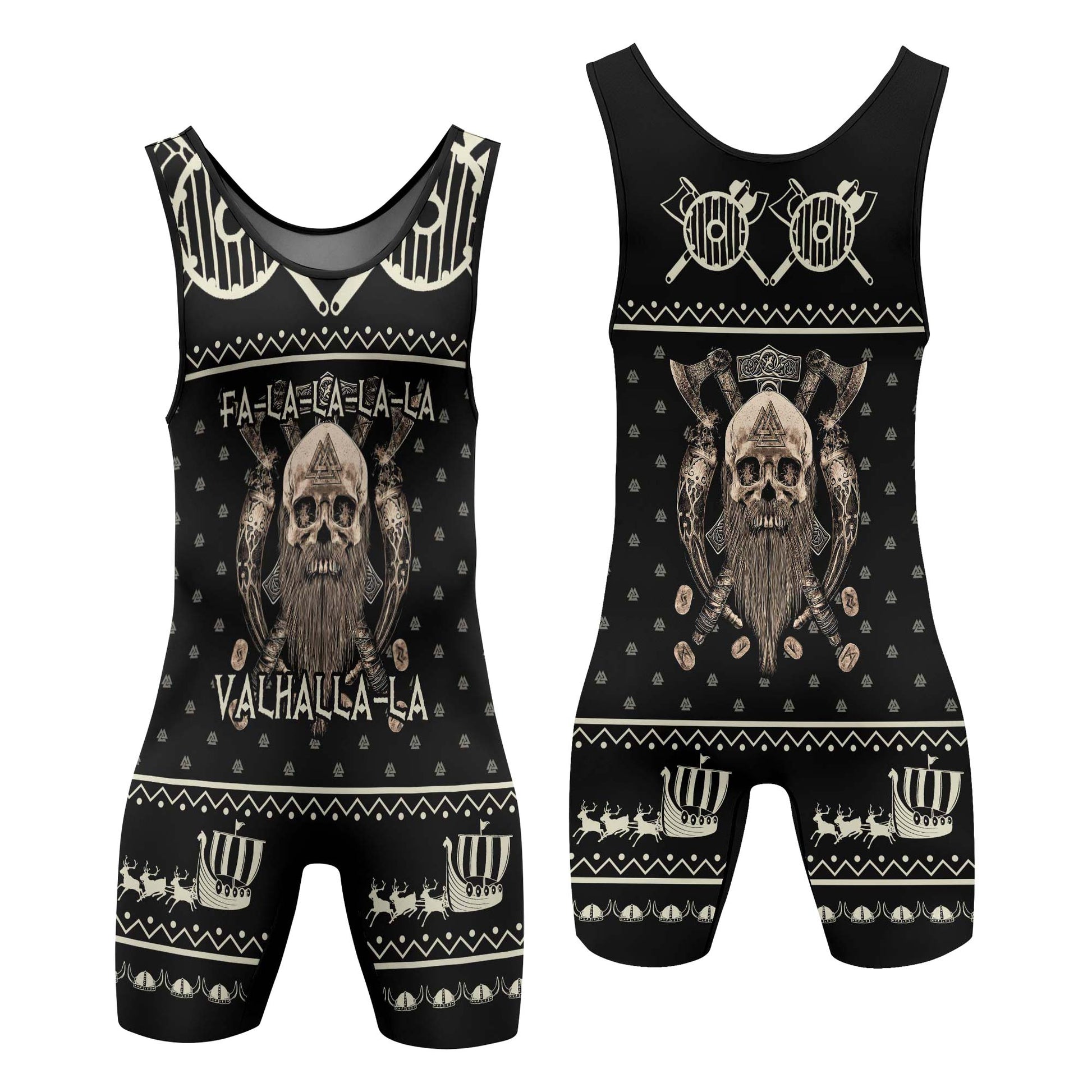 Valhalla Falalala Wrestling Singlets