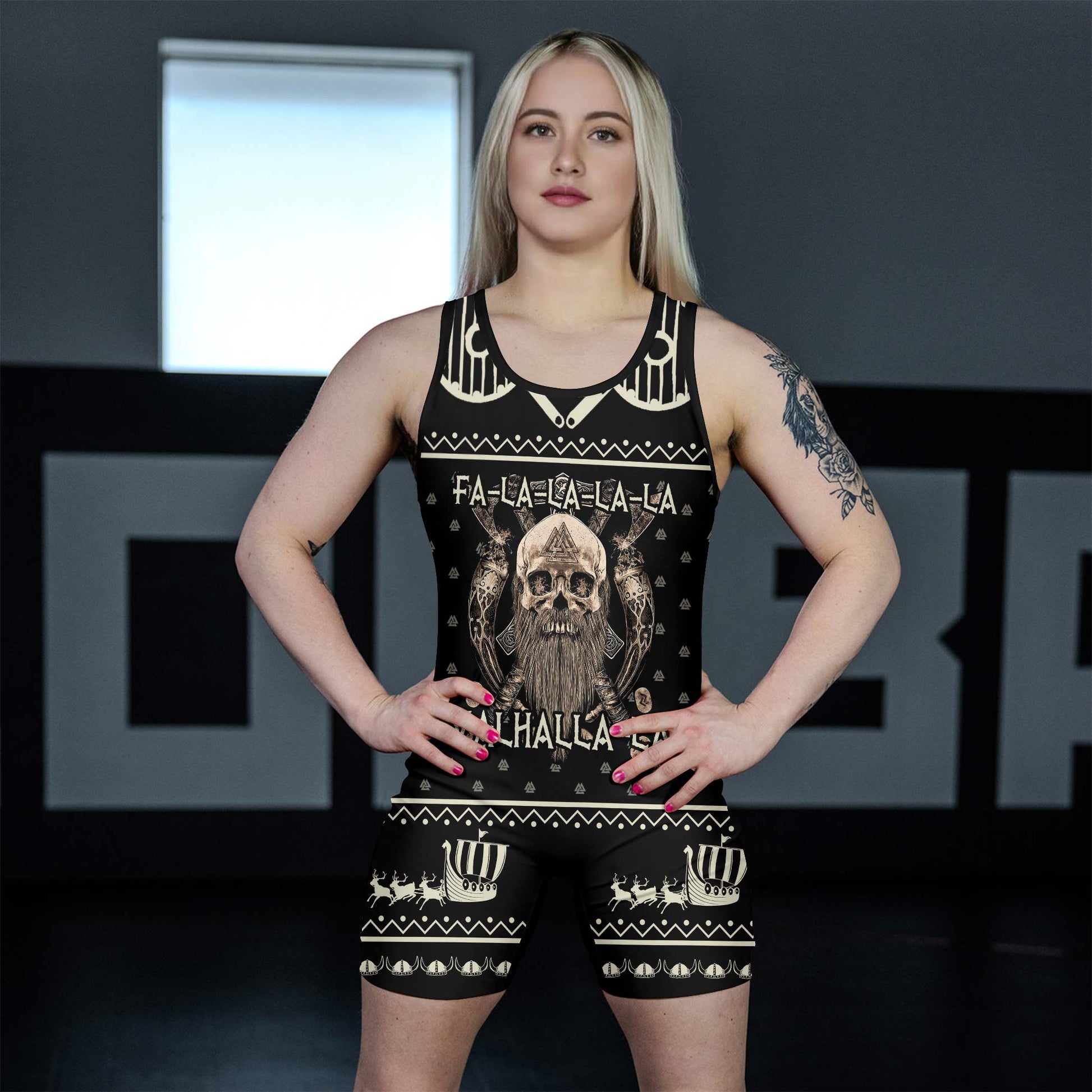 Valhalla Falalala Wrestling Singlets