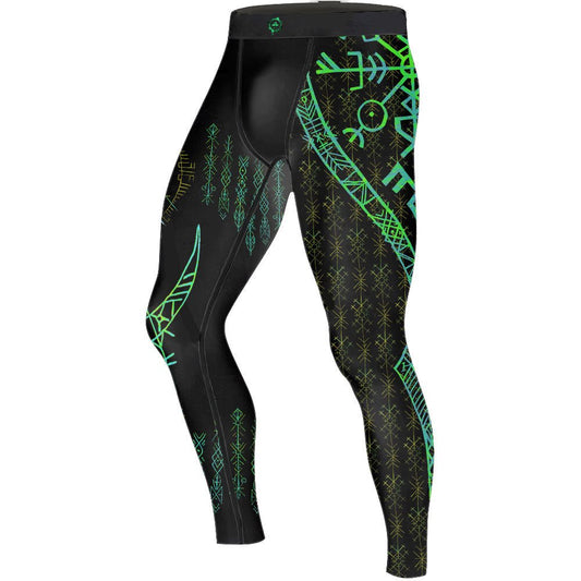 Valkyrie Warriors Of Odin Men's Compression Leggings - BattleFitGear