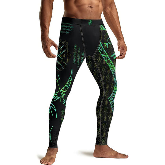 Valkyrie Warriors Of Odin Men's Compression Leggings - BattleFitGear