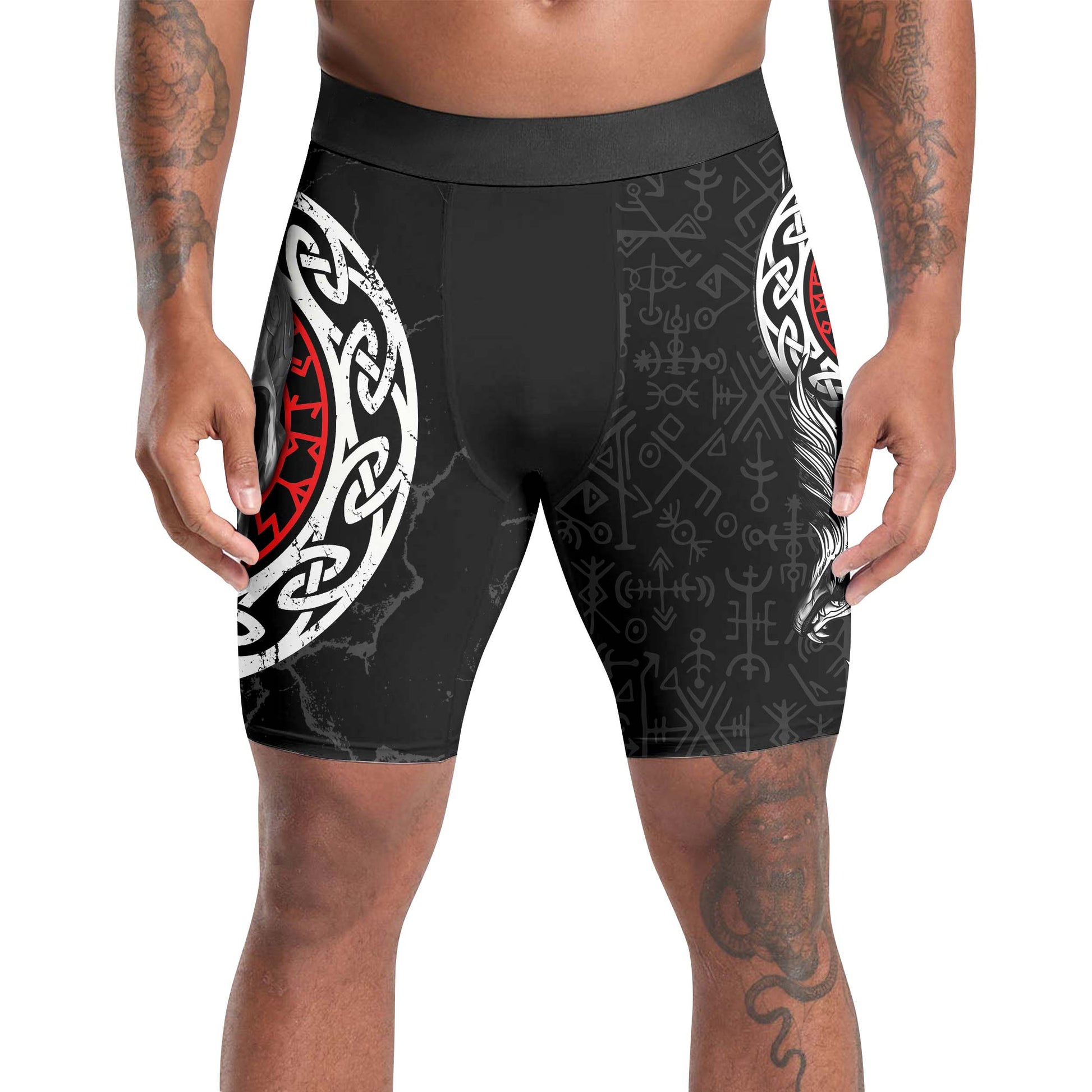 Vegvisir Skull Compression Shorts