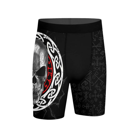 Vegvisir Skull Compression Shorts