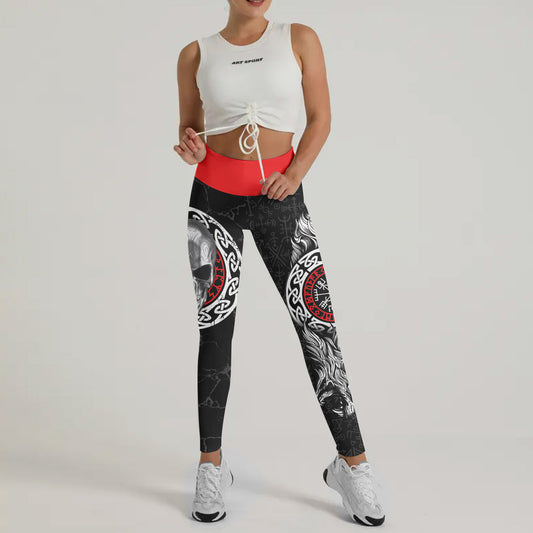 Vegvisir Skull Leggings
