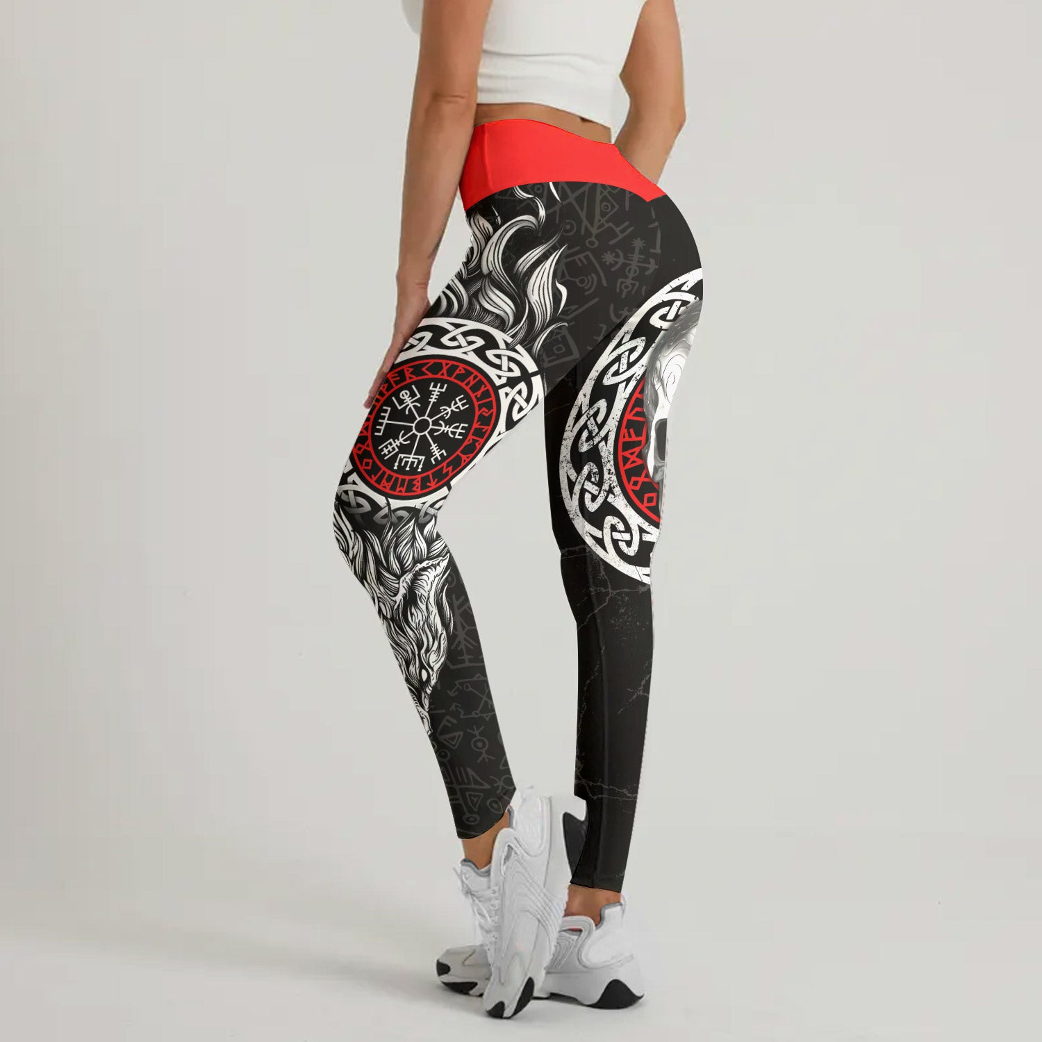 Vegvisir Skull Leggings