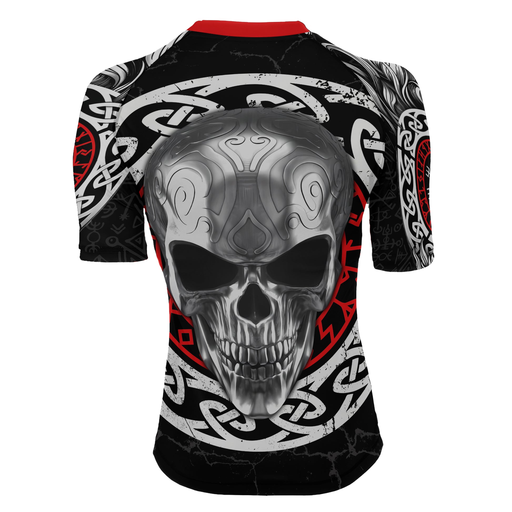 Vegvisir Skull Women's Short Sleeve Rash Guard