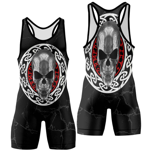 Vegvisir Skull Wrestling Singlets