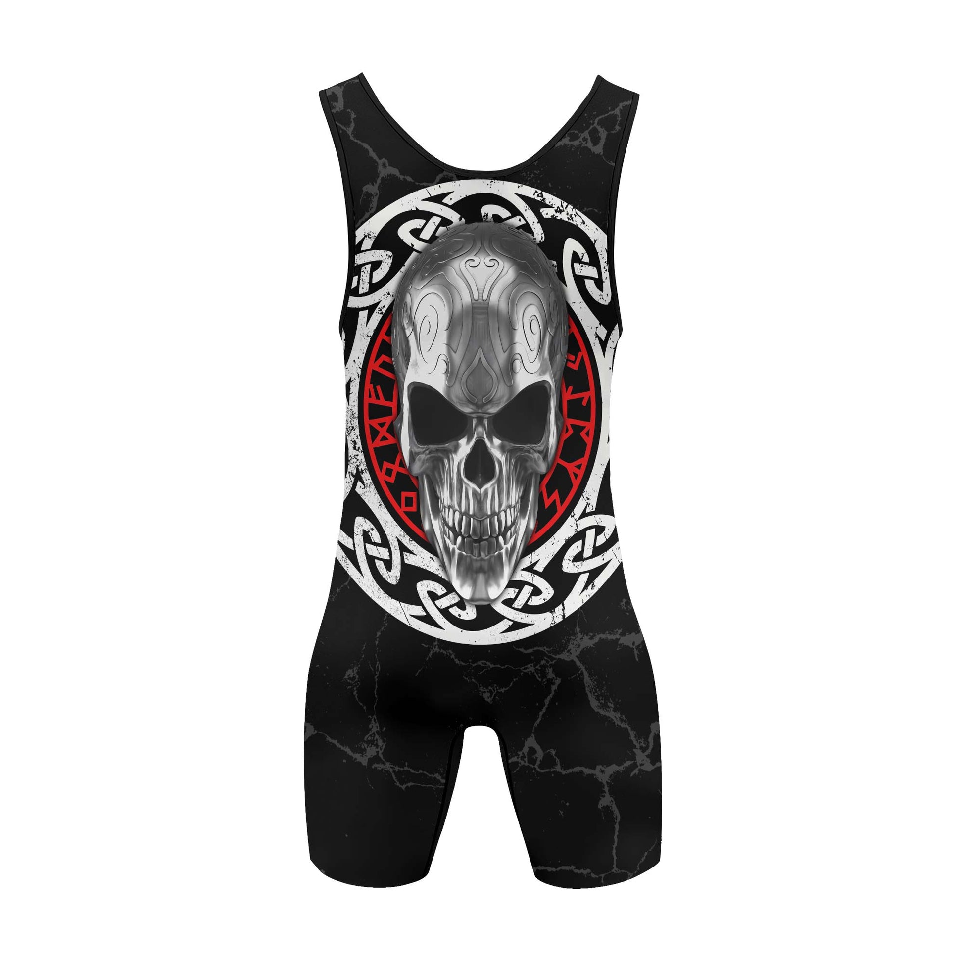 Vegvisir Skull Wrestling Singlets