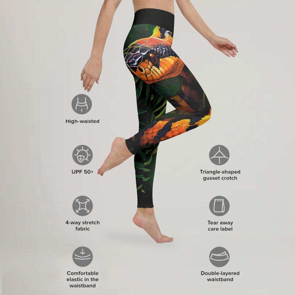 Venomous Snake Leggings - BattleFitGear