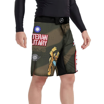 Veteran Airforce Flying Tiger Fight Shorts - BattleFitGear