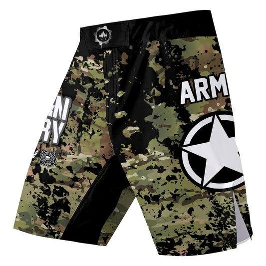 Veteran Army Camouflage Fight Shorts - BattleFitGear