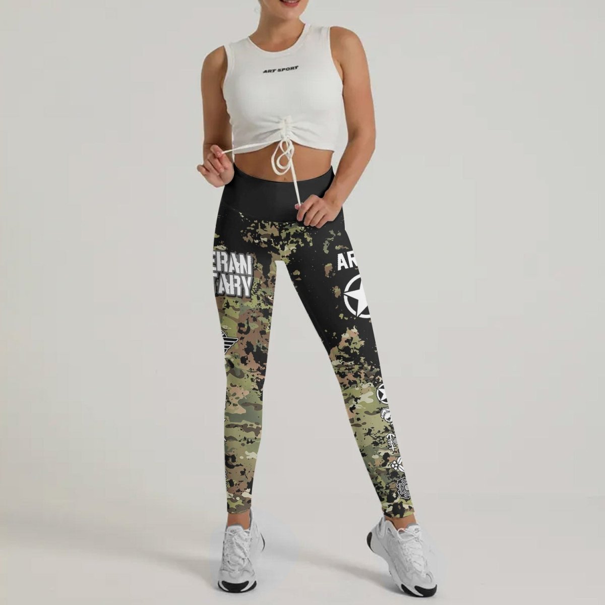 Veteran Army Camouflage Leggings - BattleFitGear