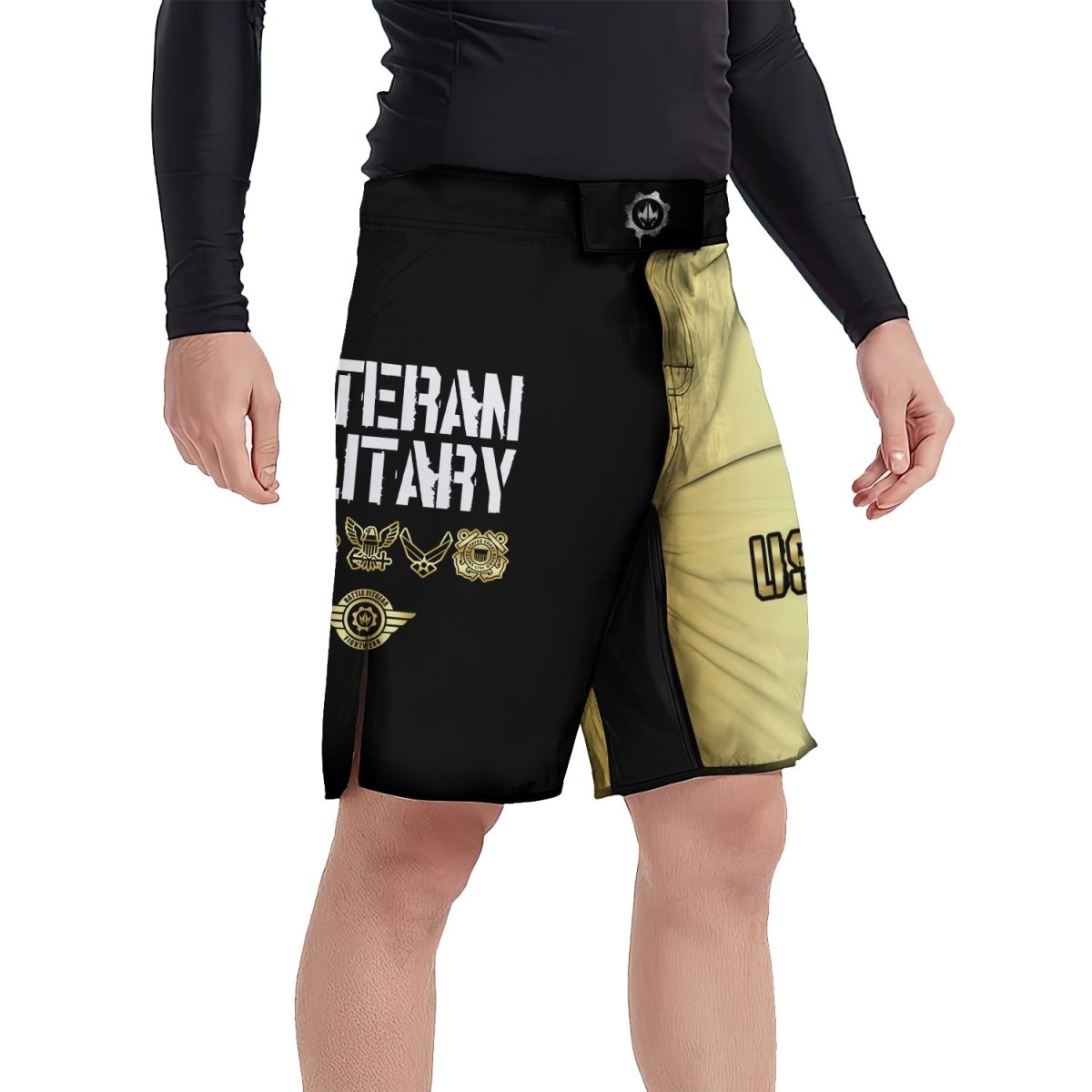 Veteran Army Football Fight Shorts - BattleFitGear