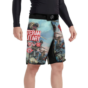 Veteran Bloody Ridge Fight Shorts - BattleFitGear