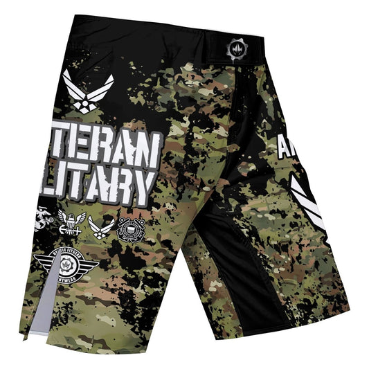 Veteran Air Force Camouflage Fight Shorts - BattleFitGear