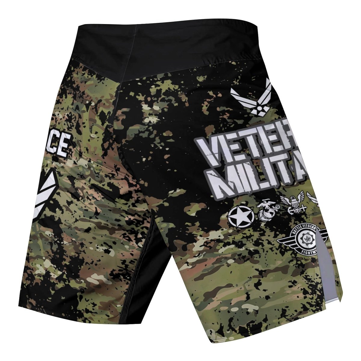 Veteran Air Force Camouflage Fight Shorts - BattleFitGear