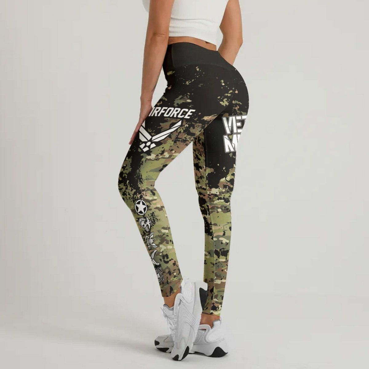 Veteran Air Force Camouflage Leggings - BattleFitGear