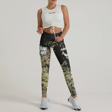 Veteran Air Force Camouflage Leggings - BattleFitGear