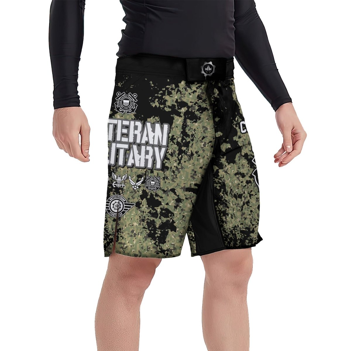 Veteran Coast Guard Camouflage Fight Shorts - BattleFitGear