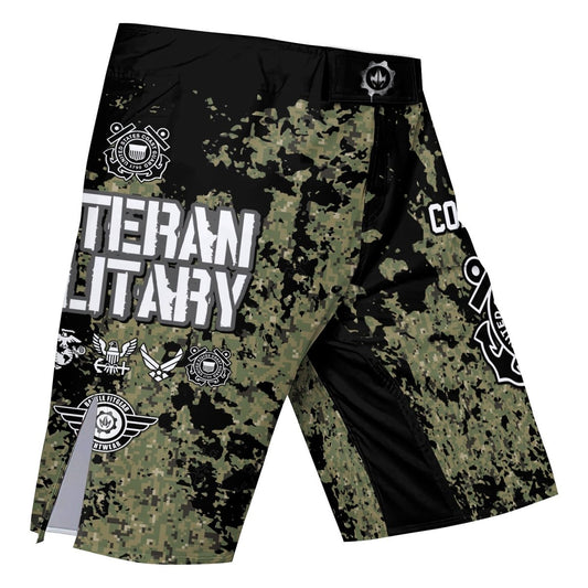 Veteran Coast Guard Camouflage Fight Shorts - BattleFitGear