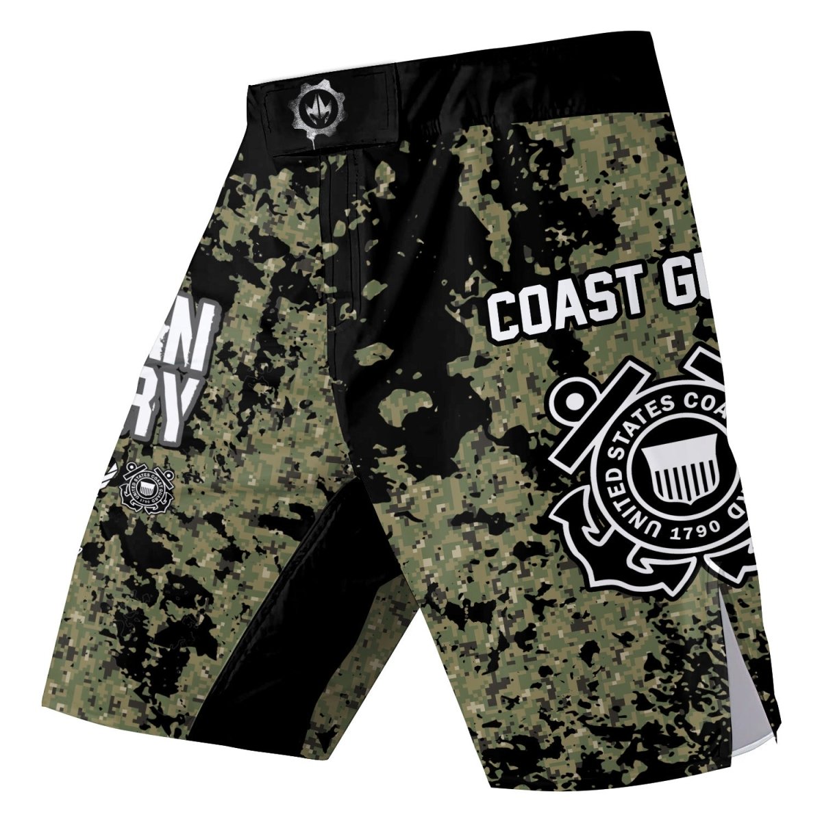 Veteran Coast Guard Camouflage Fight Shorts - BattleFitGear