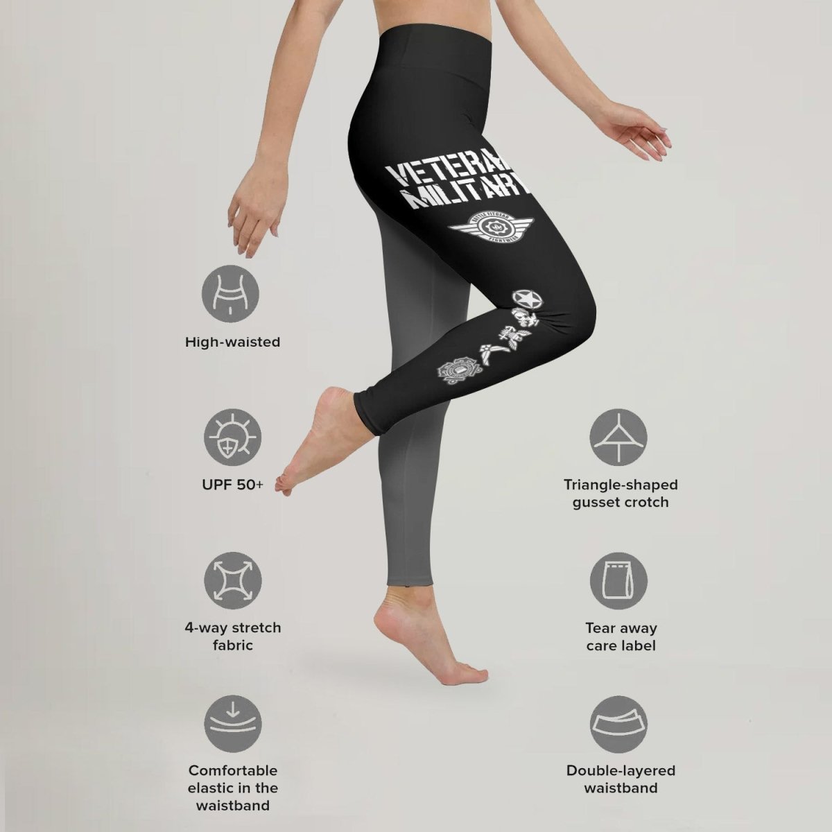 Veteran Military Air Force Leggings - BattleFitGear