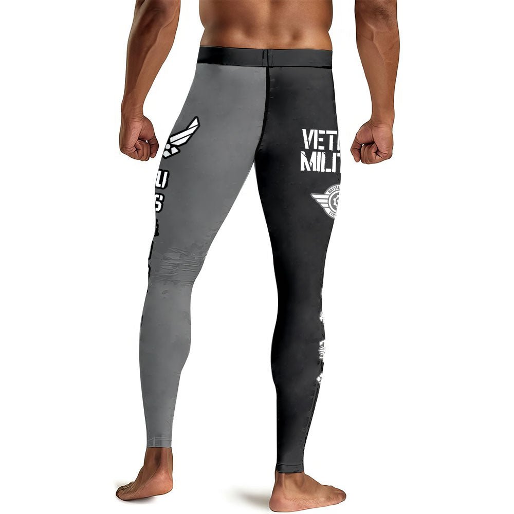 Veteran Military Air Force Men's Compression Leggings - BattleFitGear