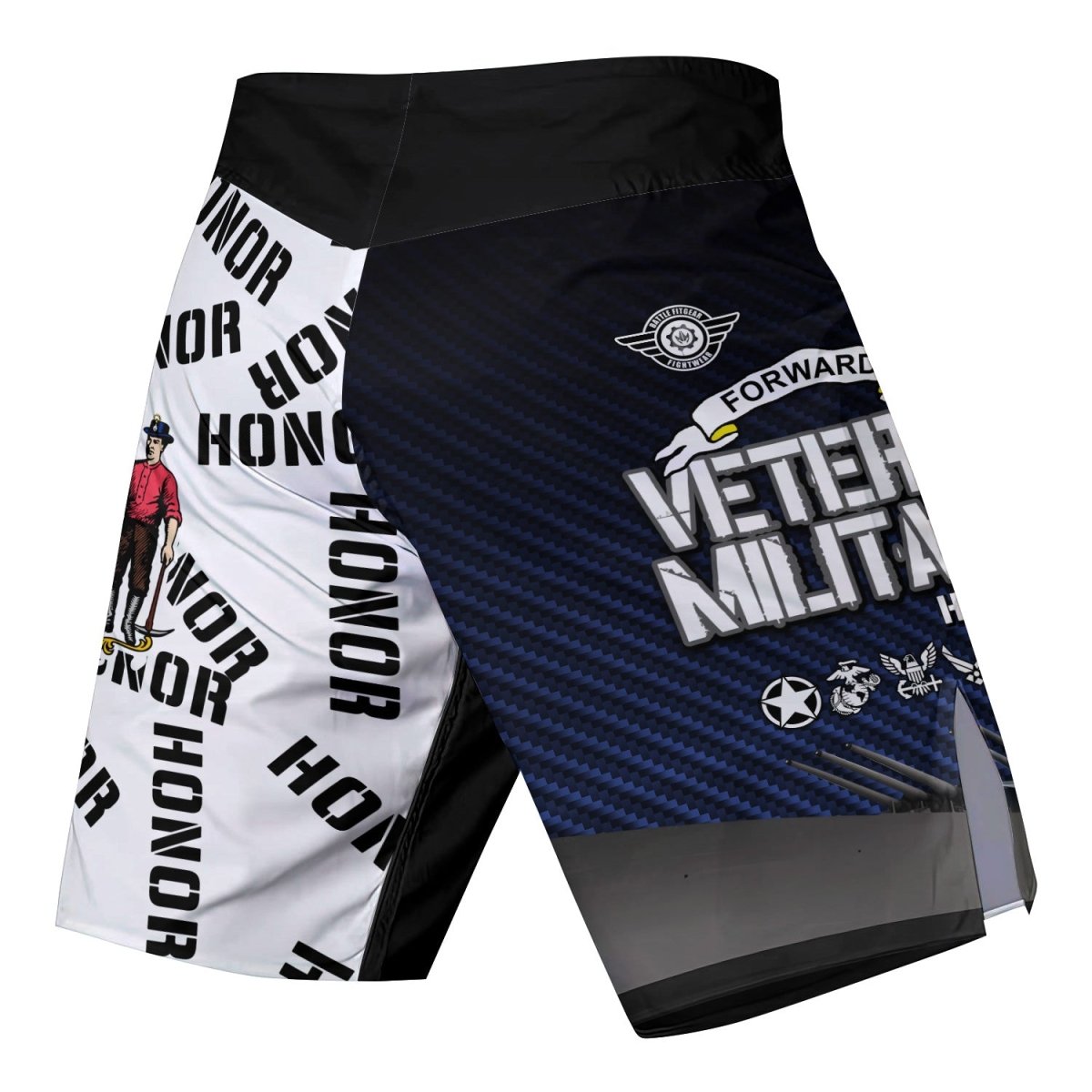 Veteran Military Honor Fight Shorts - BattleFitGear