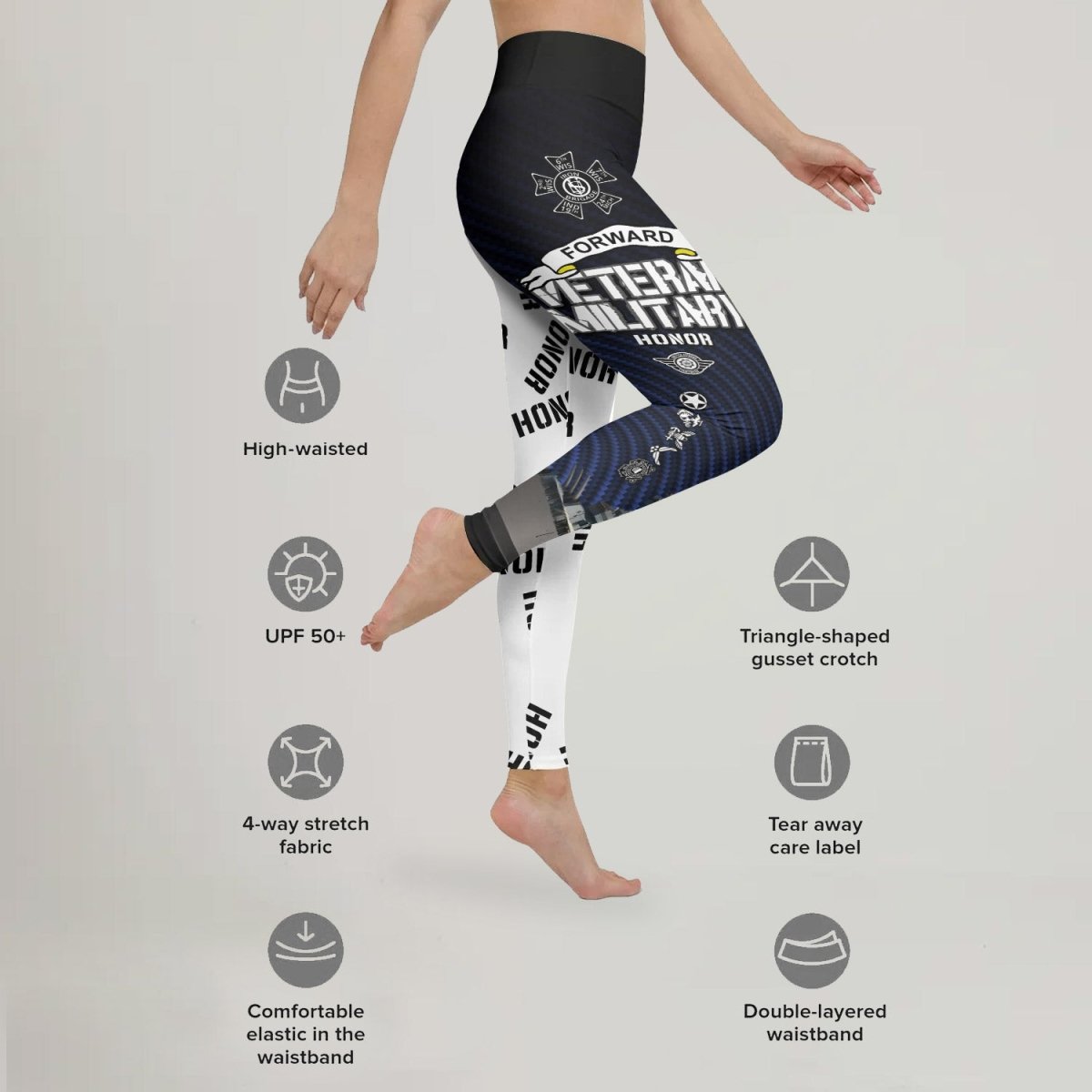 Veteran Military Honor Leggings - BattleFitGear