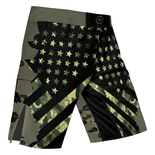 Veteran Military Parachutist Fight Shorts - BattleFitGear