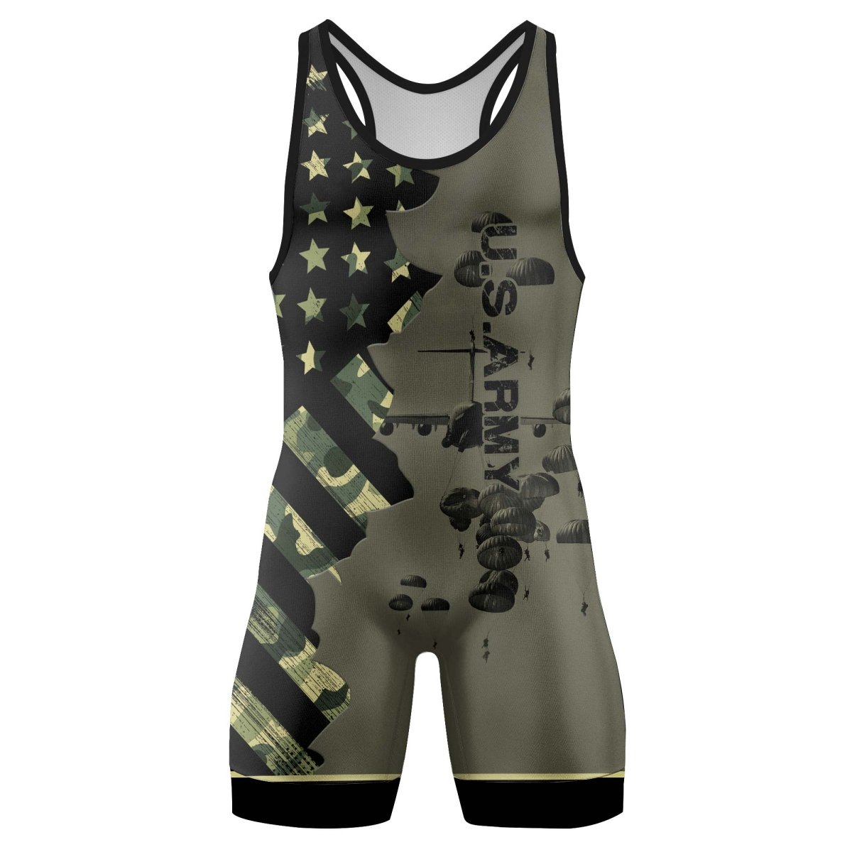 Veteran Military Parachutist Wrestling Singlets - BattleFitGear