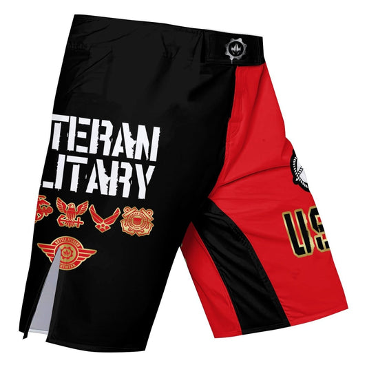 Veteran Military USMC Fight Shorts - BattleFitGear