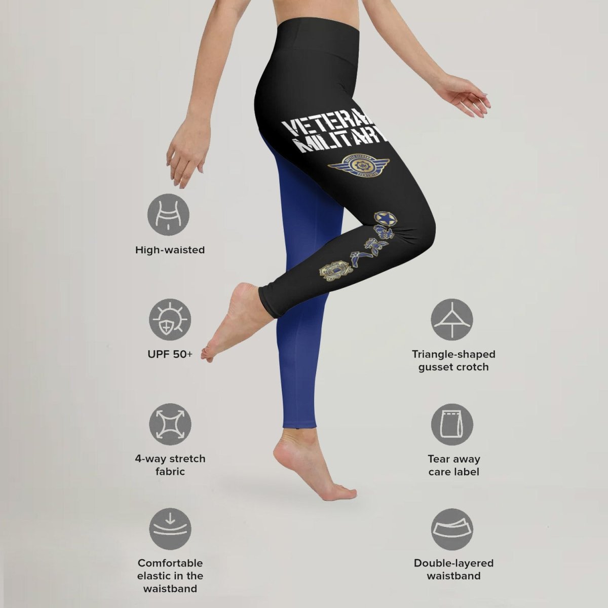 Veteran Military USNAVY Leggings - BattleFitGear