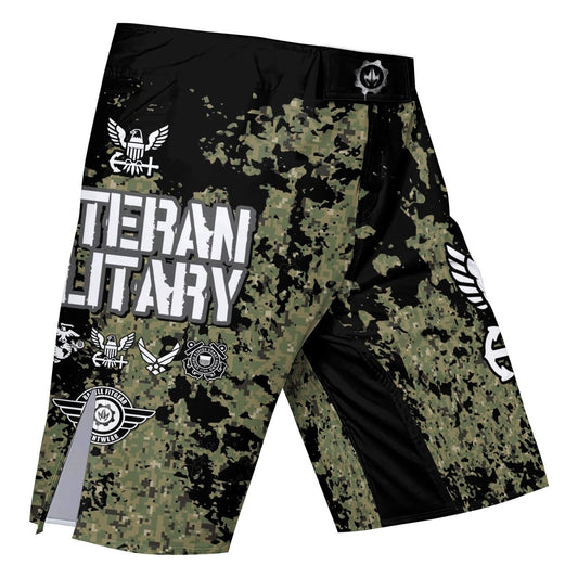 Veteran Navy Camouflage Fight Shorts - BattleFitGear